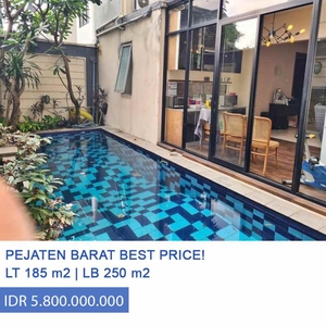 Best Price Rumah Private Pool Di Pejaten Barat Jakarta Selatan