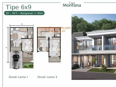 Casa Pasadena - Cluster Montana Pik2 Rumah Baru Promo Cicilan 60x