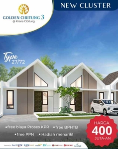 Cluster Golden Cibitung 3-rumah Design Modern Dengan Lokasi Strategis