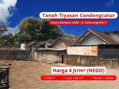 Dekat Area Kuliner Condong Catur Tanah Murah Tiyasan Depok