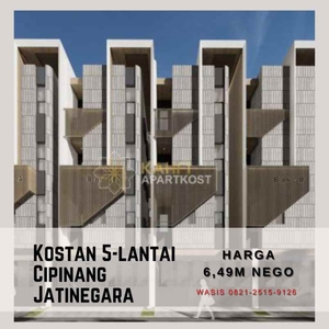 Dijual Apartemen Kostan 5-lantai 14-kamar Dekat Basura Mall Cipinang