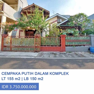 Dijual Cepat Rumah Dalam Komplek Di Cempaka Putih Jakarta Pusat