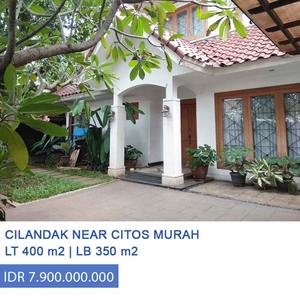 Dijual Cepat Rumah Di Jl Cilandak Jakarta Selatan