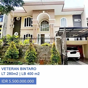 Dijual Cepat Rumah Komplek Elite Di Jl Veteran Bintaro