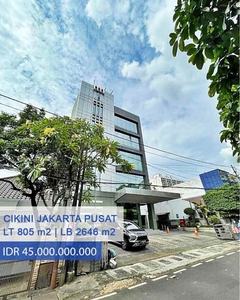 Dijual Gedung Perkantoran Building Di Cikini Jakarta Pusat
