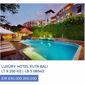 Dijual Luxury Boutique Resort Hotel Di Kuta Bali Badung