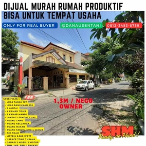 Dijual Murah Rumah Usaha Di Sawojajar Posisii Hook