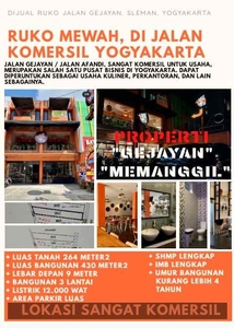 Dijual Ruko 3 Lantai Di Gejayan Yogyakarta