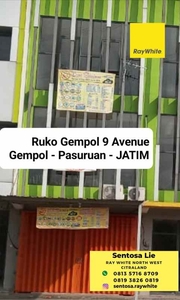 Dijual Ruko Gempol 9 Avenue Pandaan Pasuruan Jatim - Parkir Luas