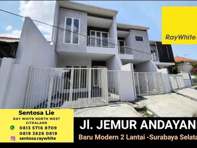 Dijual Rumah Baru Jemur Andayani - Surabaya Selatan - Baru Minimalis