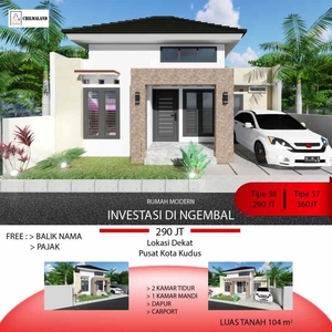 Dijual Rumah Baru Modern Minimalis Jati Kudus Jateng