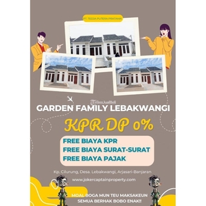 Dijual Rumah Baru Siap Huni Tipe 36 Dicicil Tanpa DP Lokasi Strategis - Bandung Jawa Barat