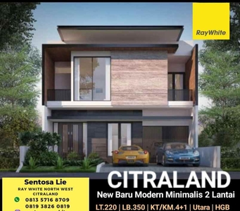 Dijual Rumah Baru South Emerald Mansion Citraland Surabaya Barat