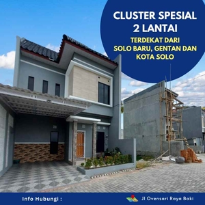 Dijual Rumah Dekat Dengan Solo Baru Dan Gentan Di Baki Sukoharjo