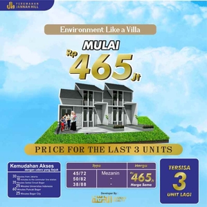 Dijual Rumah Dekat Stasiun Citayam Jannah Hills Rumah Syariah