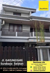 Dijual Rumah Jl Gayungsari - Gayungan - Surabaya Selatan - Siap Huni