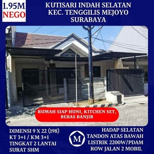Dijual Rumah Kutisari Indah Selatan Surabaya 195m Nego Siap Huni