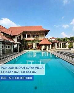 Dijual Rumah Megah Nuansa Villa Di Pondok Indah
