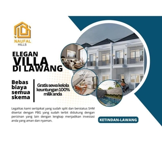 Dijual Rumah Mewah Klasik Eropa Modern-Baru Tipe 80 di Naufal Hills - Malang Jawa Timur