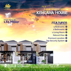 Dijual Rumah Mewah Perumahan Kencana House Type 130200