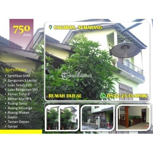 Dijual Rumah Murah 3 Lantai Di Ungaran - Semarang Jawa Tengah
