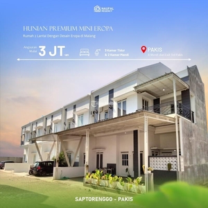 Dijual Rumah Naufal Regency Tipe 65/60 3KT 2KM Bergaya Klasik Eropa Pertama - Malang Jawa Timur