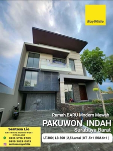 Dijual Rumah Pakuwon Indah Surabaya Barat Mewah Baru Dekat Pakuwon Mal