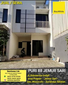 Dijual Rumah Puri 88 Jemursari - Surabaya Selatan Bonus Full Furnished