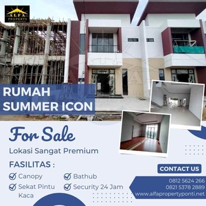 Dijual Rumah Summer Icon Kota Pontianak