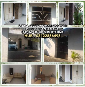 Dijual Segera Rumah Siap Huni Di Pedurungan Semarang Lt495m Lb 200