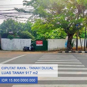 Dijual Tanah Area Komersil Di Jl Ciputat Raya Kebayoran Lama Jaksel