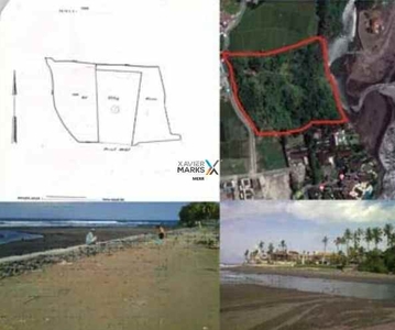 Dijual Tanah Beach Front Pantai Ketewel Bali Dekat Villa