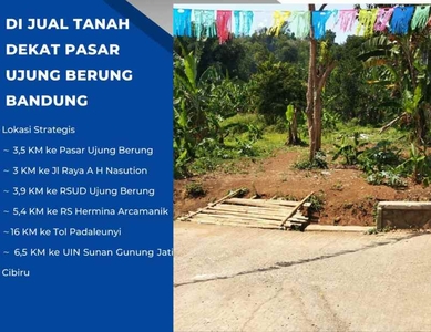 Dijual Tanah Di Jalan Sekehonje Dekat Pasar Ujung Berung Bandung