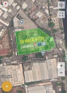 Dijual Tanah Jl Sunter Muara Baru Sunter Agung Jakarta Utara