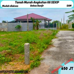 Dijual Tanah Kosong Angkatan 66 Sekip