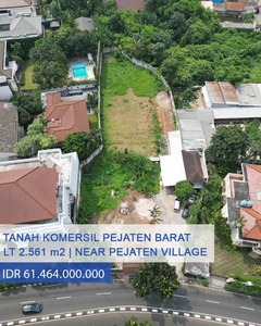 Dijual Tanah Langka Di Jl Pejaten Barat Raya Jakarta Selatan