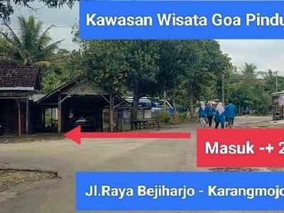 Dijual Tanah Murah Mangku Aspal Kawasan Wisata Goa Pindul