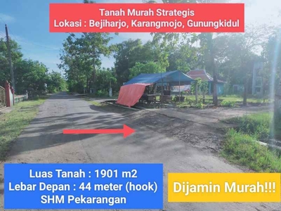 Dijual Tanah Murah Strategis Di Bejiharjo Karangmojo Gunungkidul Bu