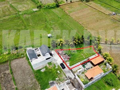 Dijual Tanah Sayan Ubud View Sawah Lingkungan Villa