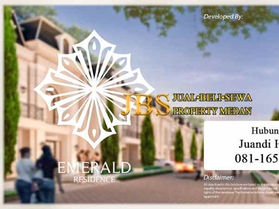 Dijual Villa Baru Komplek Emerald Residence Jalan Putri Hijau