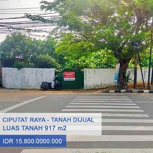 For Sale Tanah Area Komersil Di Ciputat Kebayoran Lama Jakarta Selatan