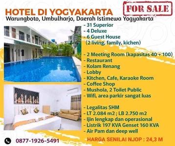 Hotel Dijual Di Kotamadya Yogyakarta