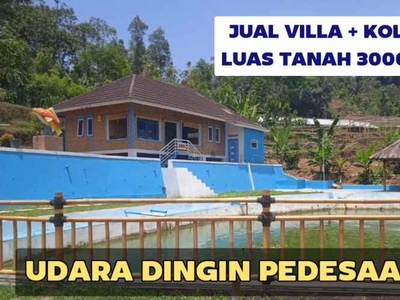 Jual 3 Unit Villa Kolam Budidaya Ikan Kolam Renang