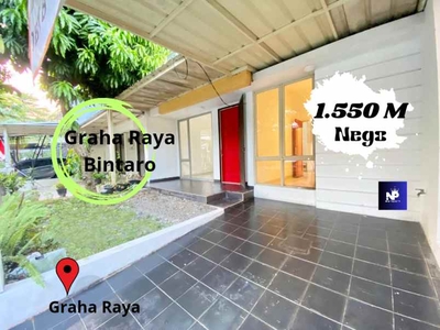 Jual Cepat Rumah Siap Huni Di Graha Raya - Bintaro