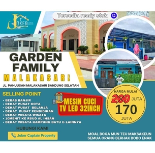 Jual Rumah Siap Huni Kavling Garden Family Malakasari Tahap 5 - Bandung Jawa Barat