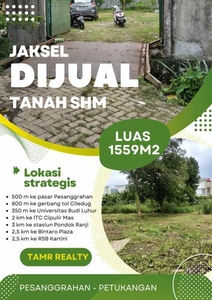 Jual Tanah Jakarta Selatanshm 3 Km Ke Pasar Pesanggrahan