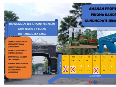 Kavling Investasi Kandri Pesona 4 Dekat Waduk Jatibarang Semarang