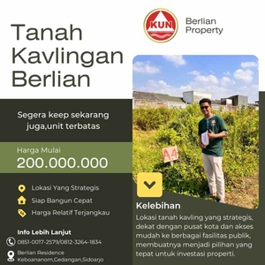 Kini Hadir Tanah Siap Bangun Dengan Harga Yang Terjangkau