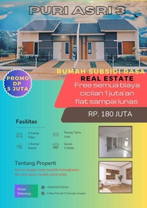 Kpr Rumah Subsidi Pemerintah Puri Asri 3 Ready Stok