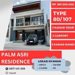 Palm Asri Residence Rumah Dijual Jogja Kavling B5 900 Jutaan Jakal Uii